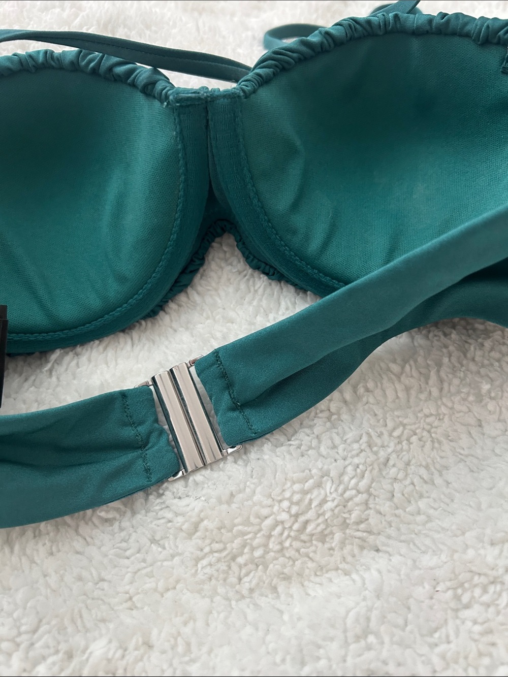 H&M Teal Bandeau Bikini Top - Picture 3 of 8